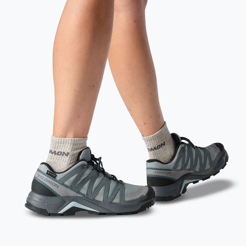 Women's trekking boots Salomon X-Adventure Recon Waterproof mnment/turbu 15