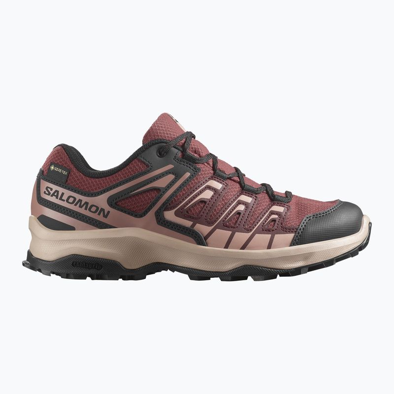 Women's trekking boots Salomon Extegra GTX henna/run raisin/mahogany rose 2