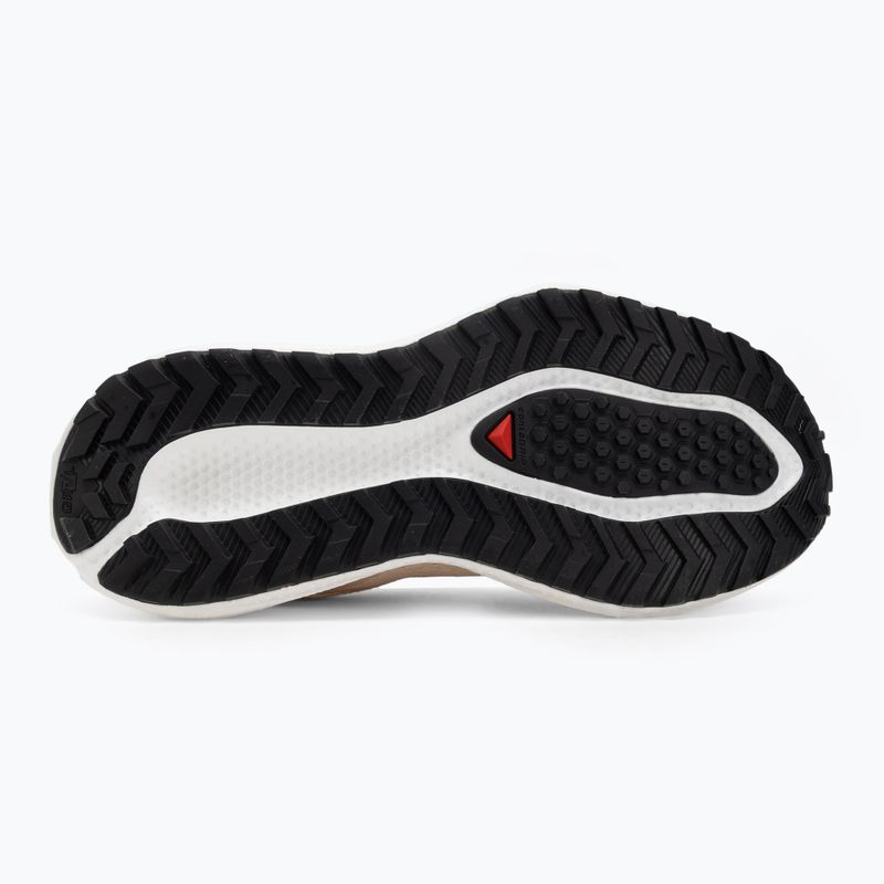 Women's running shoes Salomon Aero Glide 3 Gravel shortbread/white/fushion coral 4