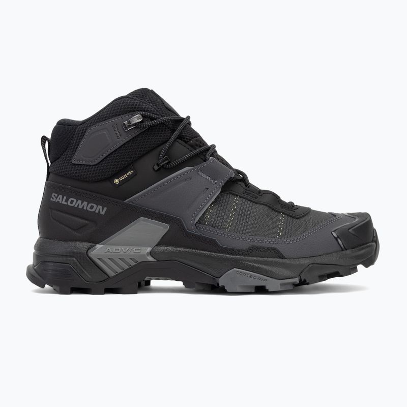 Men's trekking boots Salomon X Ultra 5 MID GTX black / asphalt / castlerock 2
