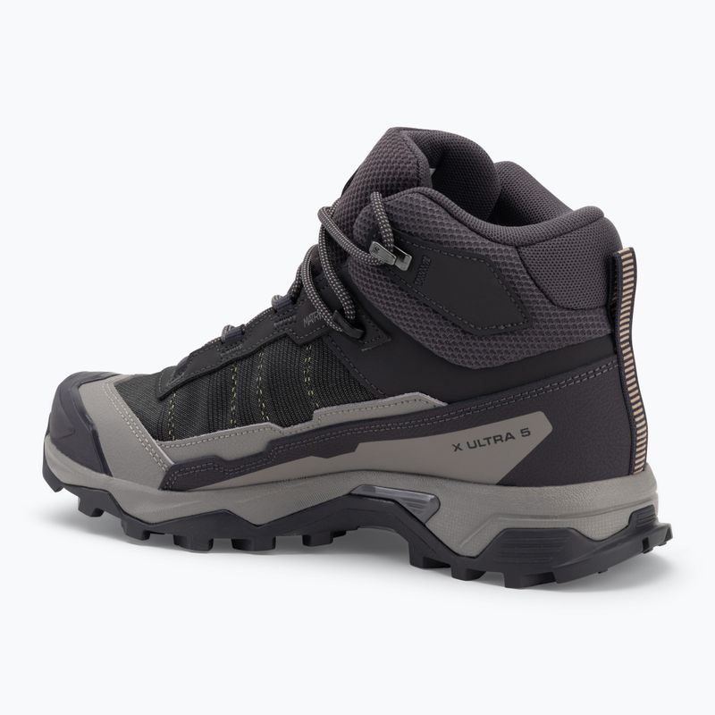 Women's trekking boots Salomon X Ultra 5 MID GTX nine iron / gull / soft clay 3