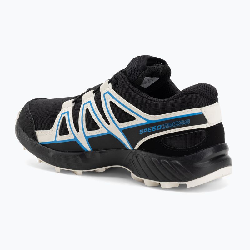 Children's running shoes Salomon Speedcross Waterproof black/vanilla ice/french blue 3