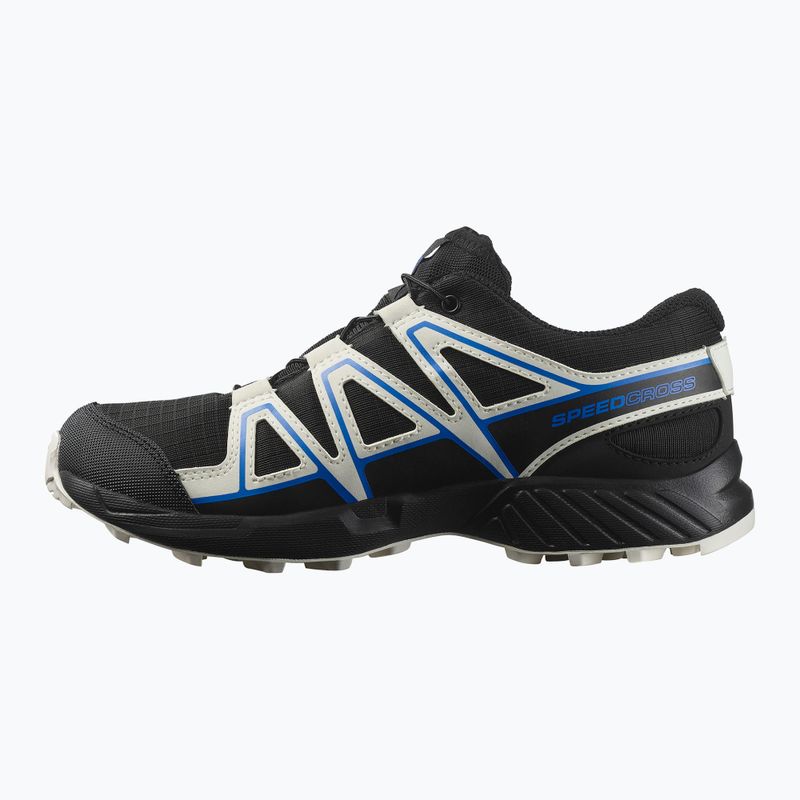 Children's running shoes Salomon Speedcross Waterproof black/vanilla ice/french blue 9