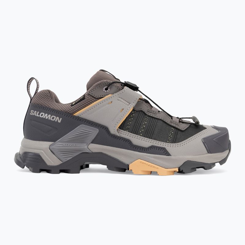 Women's trekking boots Salomon X ULTRA 5 GTX plum kitten / nine iron / soft clay 2