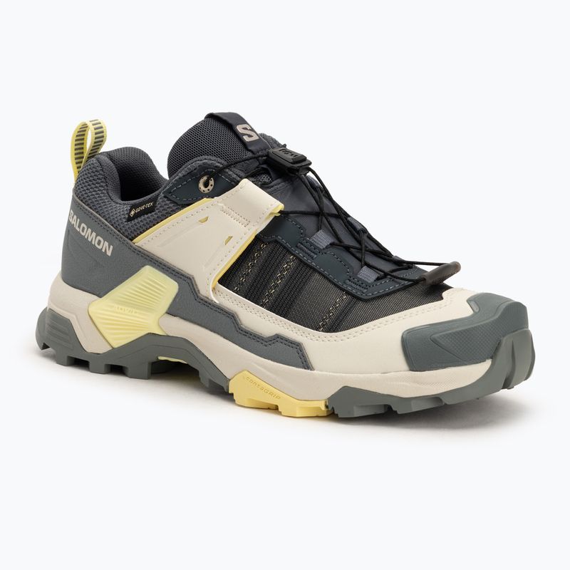 Women's trekking boots Salomon X ULTRA 5 GTX turbulence / sedona sage / yellow Iris