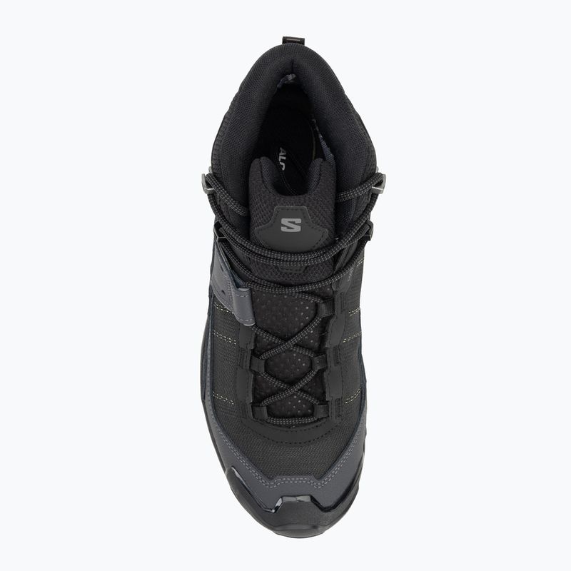Men's trekking boots Salomon X Ultra 5 MID Wide GTX black/asphalt 5