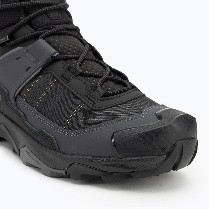 Men's trekking boots Salomon X Ultra 5 MID Wide GTX black/asphalt 7