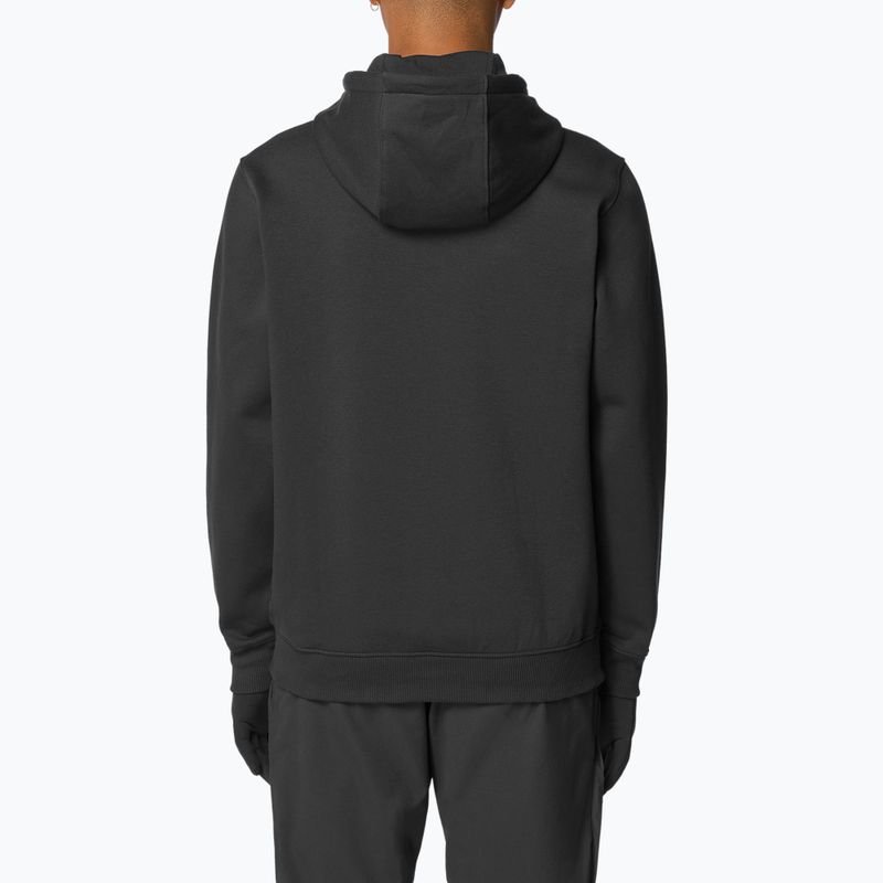 Men's sweatshirt Salomon Chest Logo Hoodie deep black 2