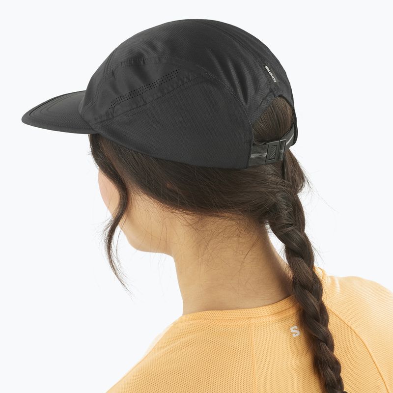 Salomon SHAKEout 7 Panel baseball cap deep black 3
