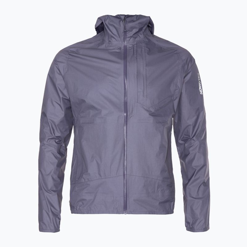Men's running jacket Salomon Bonatti Waterproof blue granite