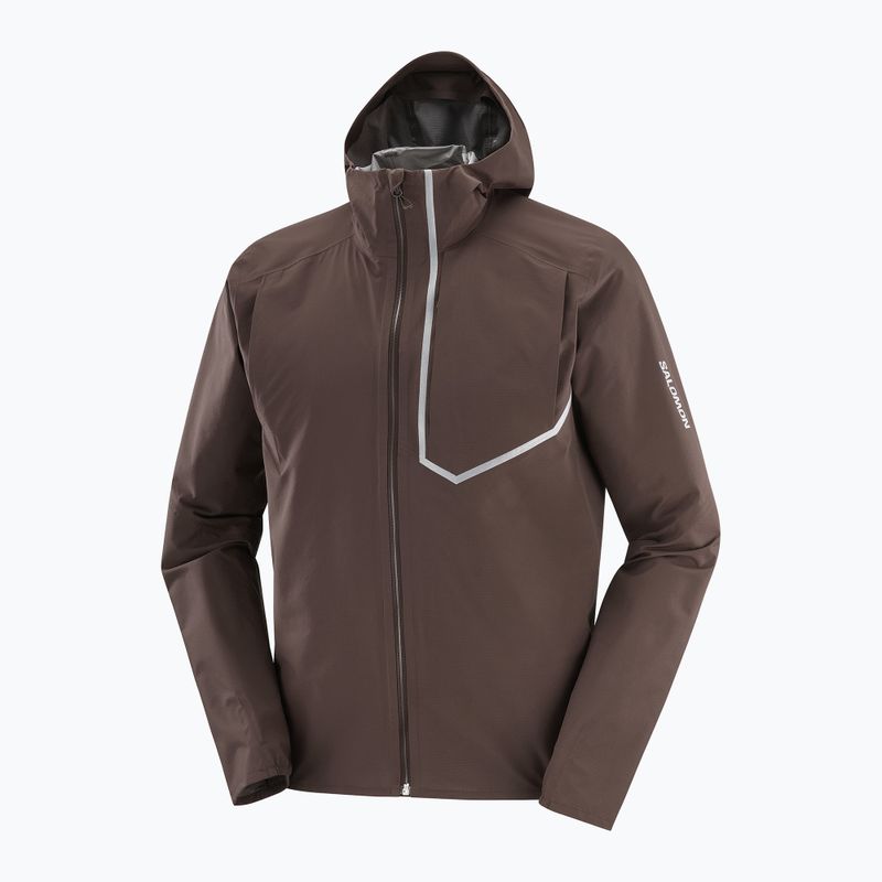 Men's running jacket Salomon Bonatti Trail cofee bean 8
