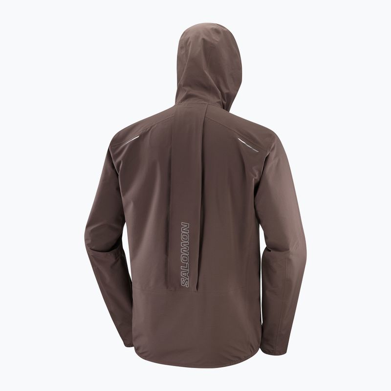 Men's running jacket Salomon Bonatti Trail cofee bean 9