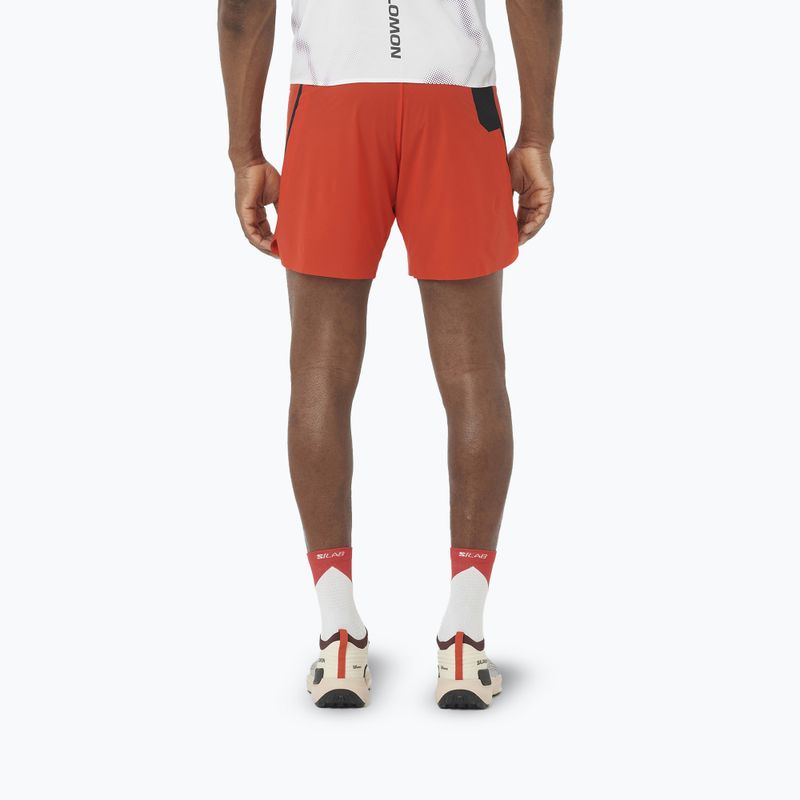 Men's running shorts Salomon S/Lab Speed Spl 7" fiery red 2