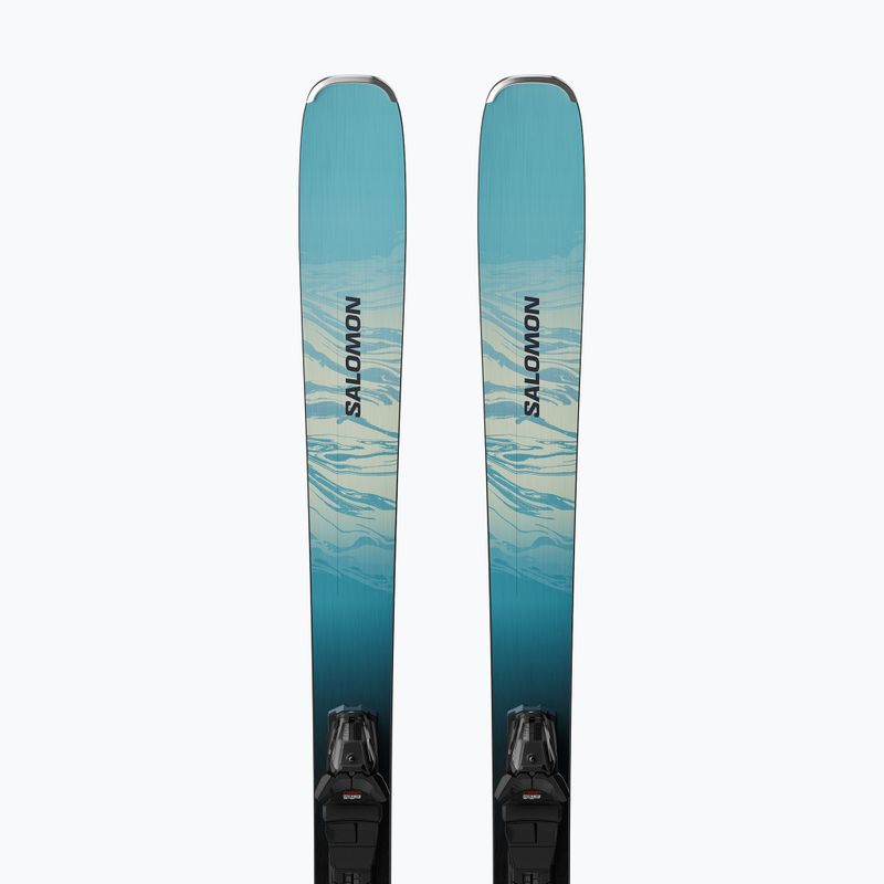 Women's alpine skis Salomon Stance W 80 + bindings M10 GW alaskan blue/porcelain/lime cream 4