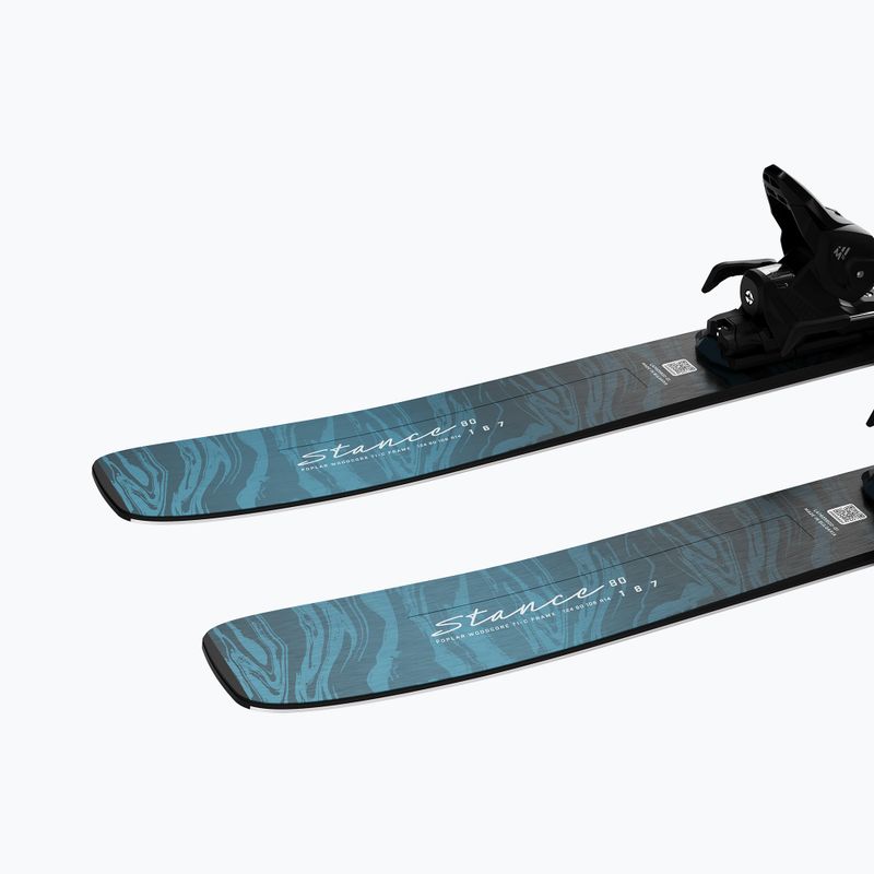 Women's alpine skis Salomon Stance W 80 + bindings M10 GW alaskan blue/porcelain/lime cream 6