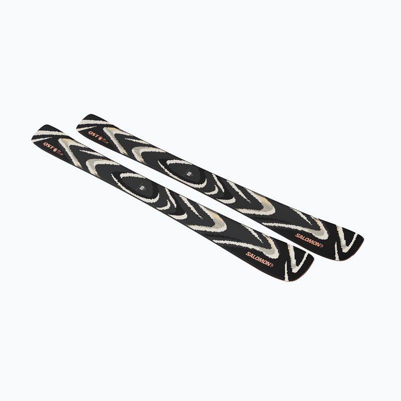 Alpine skis Salomon QST 94 Black black/almond milk 2