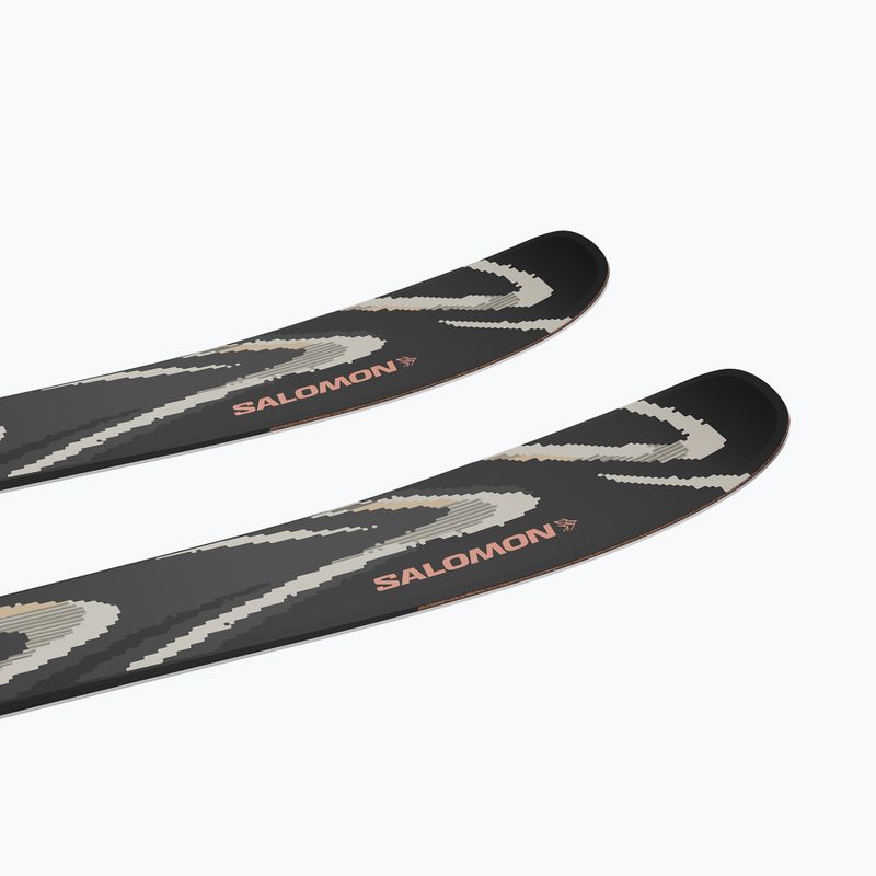 Alpine skis Salomon QST 94 Black black/almond milk 4