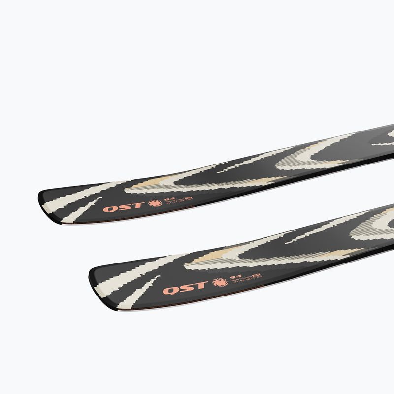 Alpine skis Salomon QST 94 Black black/almond milk 5