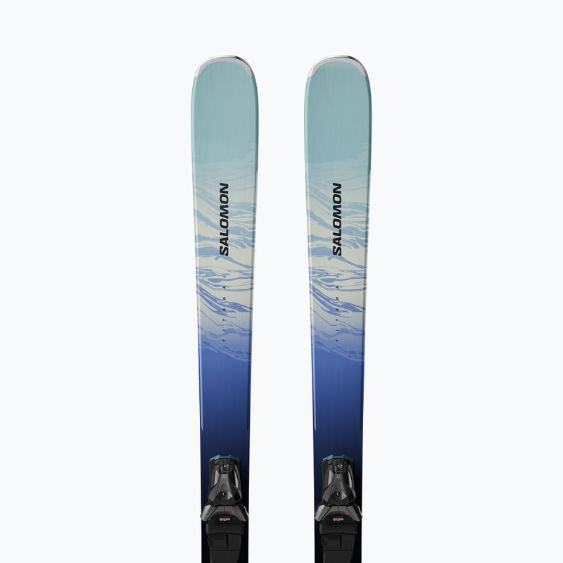 Women’s downhill skis with bindings Salomon Stance Pro W 82 + MI11 GW aruba blue/blue yonder 5