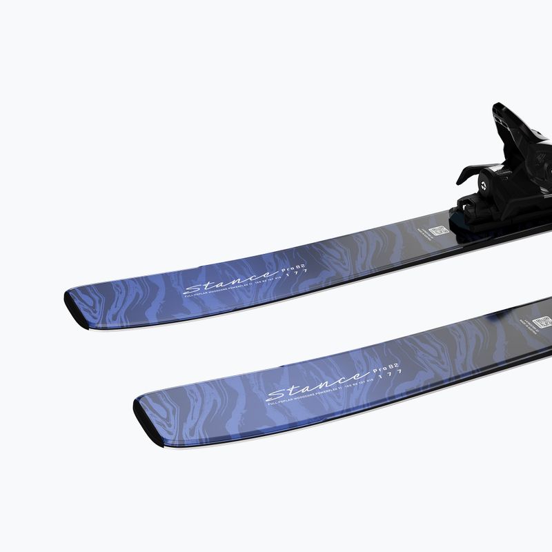 Women’s downhill skis with bindings Salomon Stance Pro W 82 + MI11 GW aruba blue/blue yonder 7