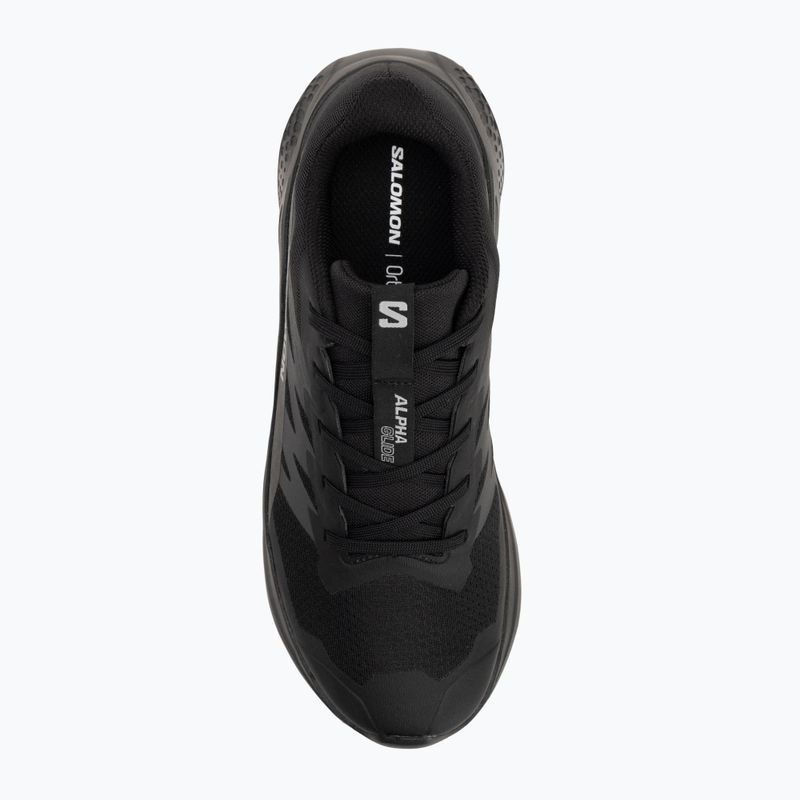 Salomon Alphaglide women's running shoes black/asphalt/black 5
