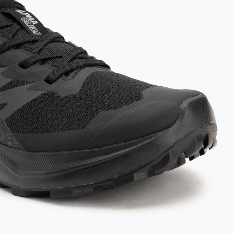 Salomon Alphaglide women's running shoes black/asphalt/black 7