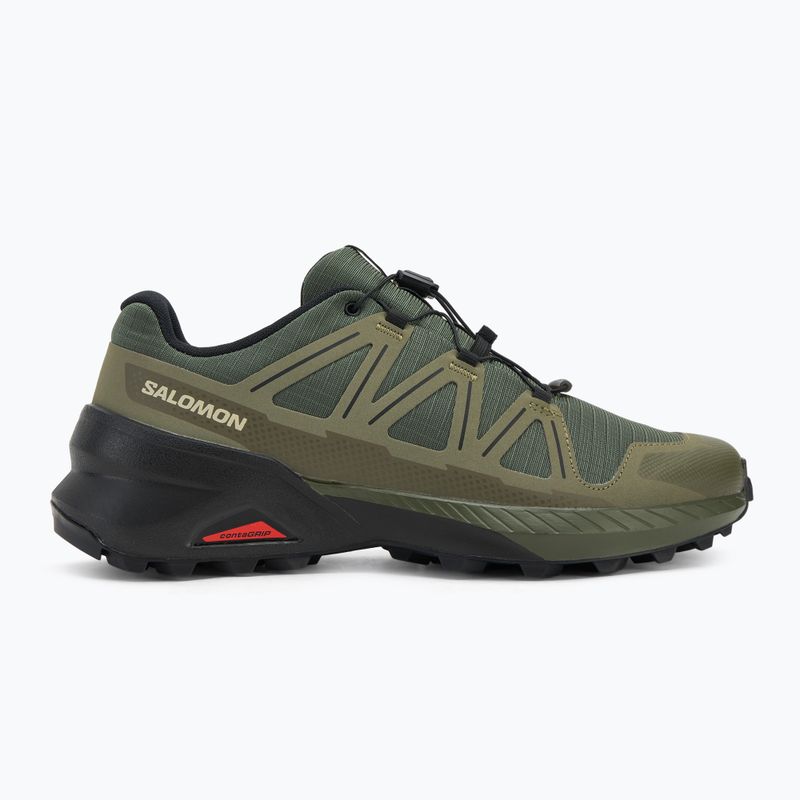 Men's running shoes Salomon Speedcross Peak olive night/deep lichen green/black 2