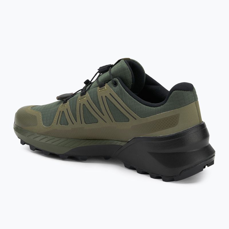 Men's running shoes Salomon Speedcross Peak olive night/deep lichen green/black 3