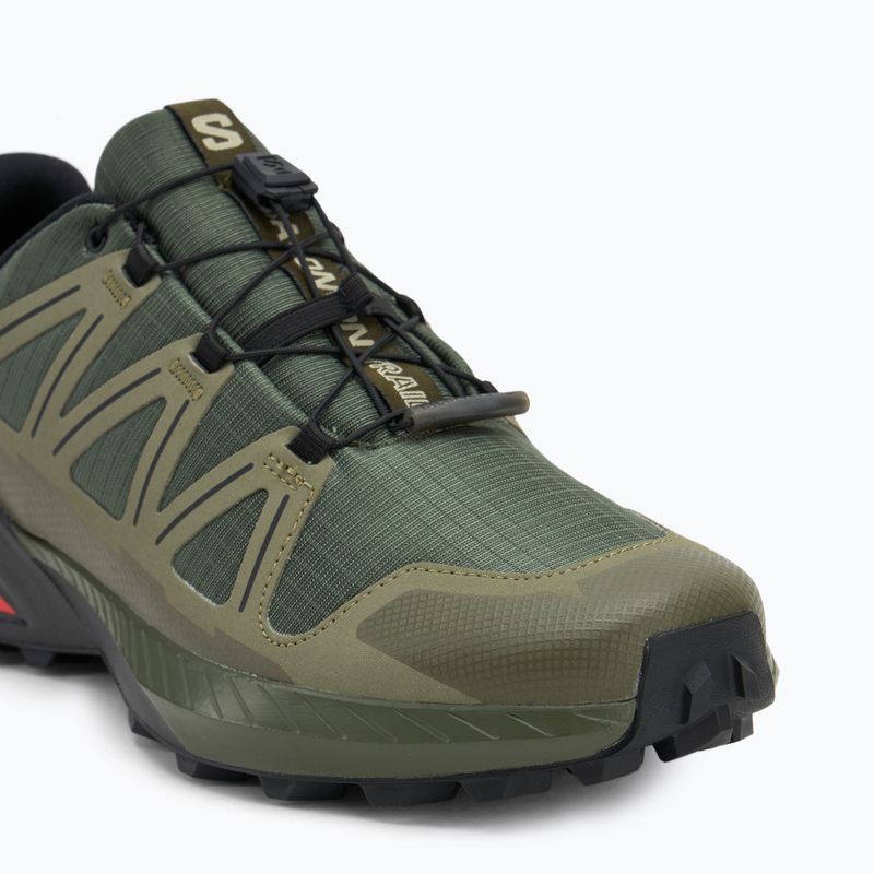 Men's running shoes Salomon Speedcross Peak olive night/deep lichen green/black 8