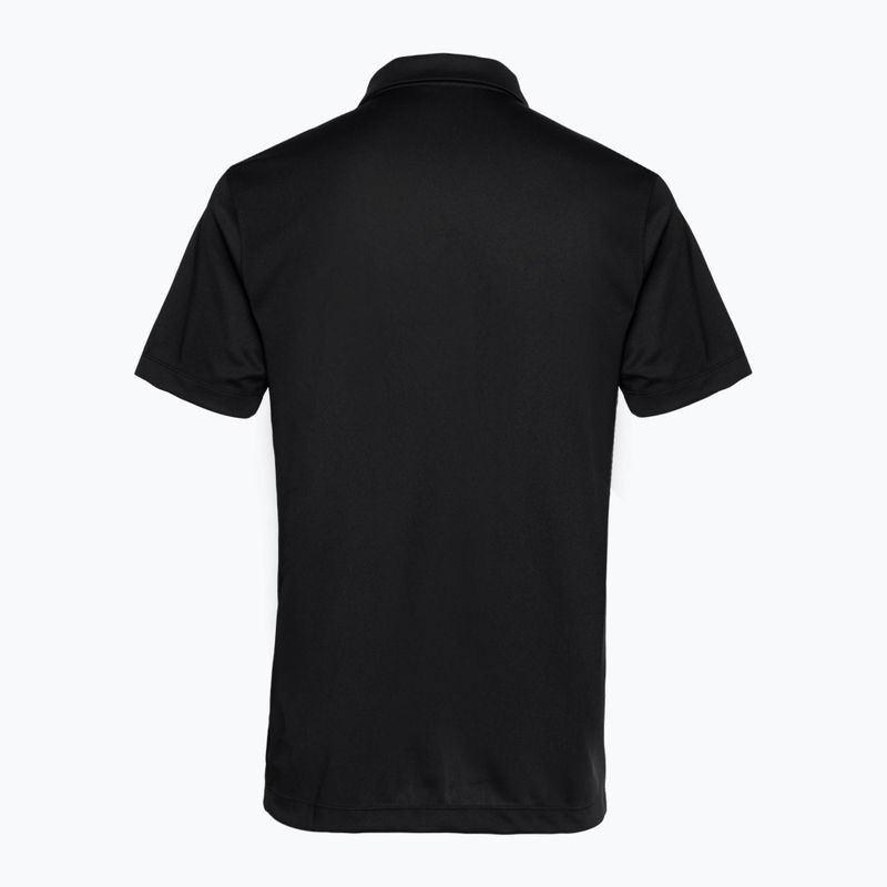 Men's Nike Court Dri-Fit Polo Solid black/white tennis shirt 2