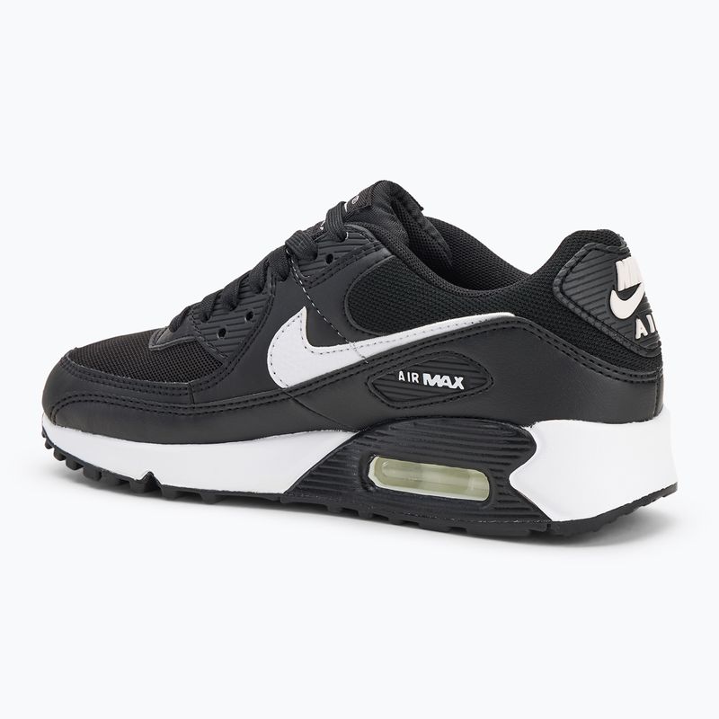 Nike Air Max 90 black/black/white women's shoes 3