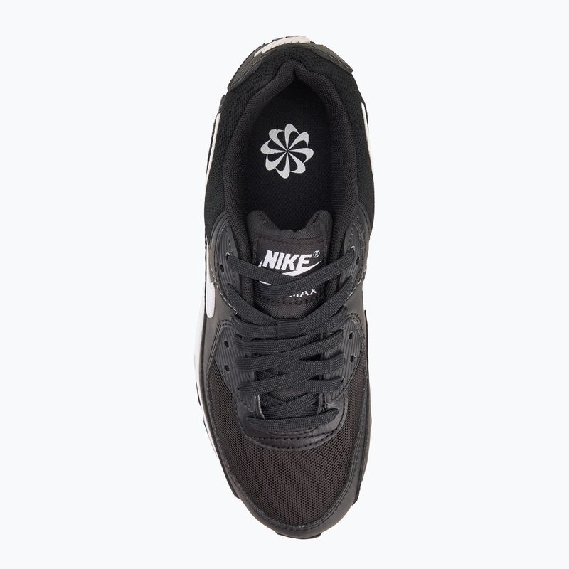 Nike Air Max 90 black/black/white women's shoes 5