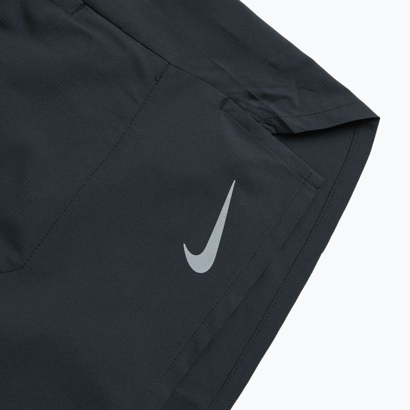 Men's Nike Dri-FIT Stride running shorts black / black / black / reflective silver 3