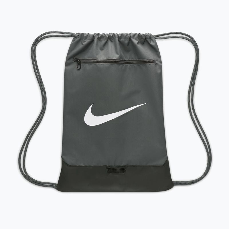 Bag Nike Brasilia 9.5 18 l iron grey/black/white