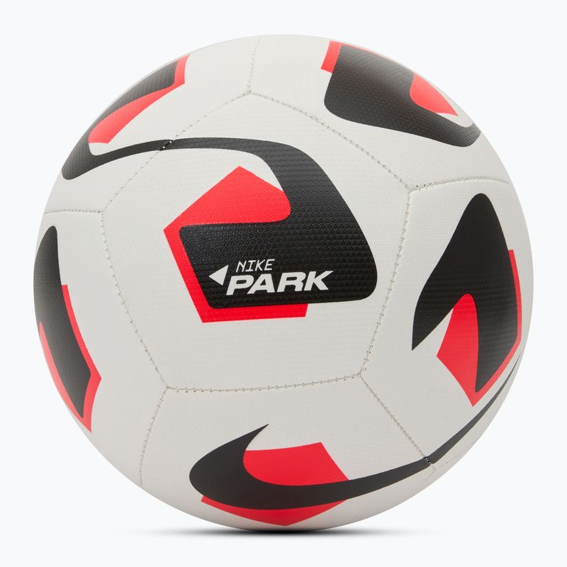 Nike Park Team 2.0 football white/bright crimson/black size 4 2