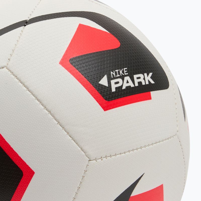 Nike Park Team 2.0 football white/bright crimson/black size 4 3