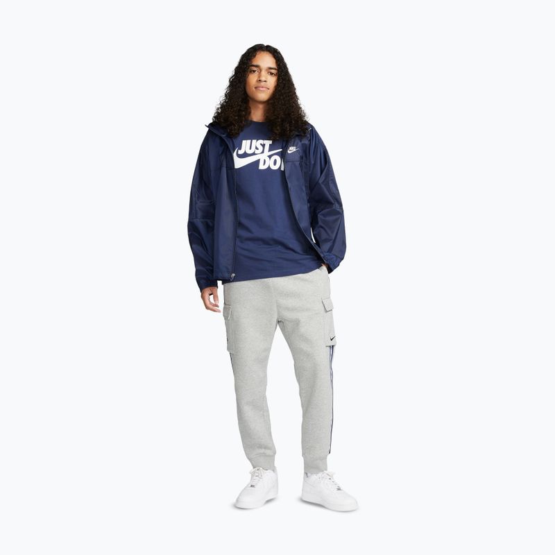 Men's T-shirt Nike Sportswear JDI midnight navy/white 2