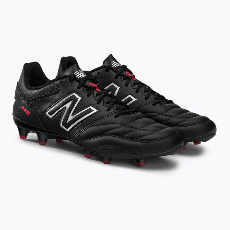 New Balance 442 V2 Team FG men's football boots black MS42FBK2.D.075 4