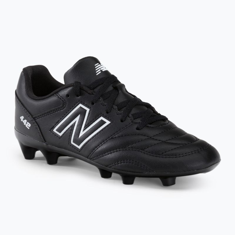 New Balance 442 V2 Academy FG children's football boots black JS43FBK2.M.035