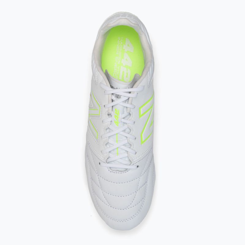 New Balance 442 V2 Pro FG men's football boots white MS41FWW2.D.085 6