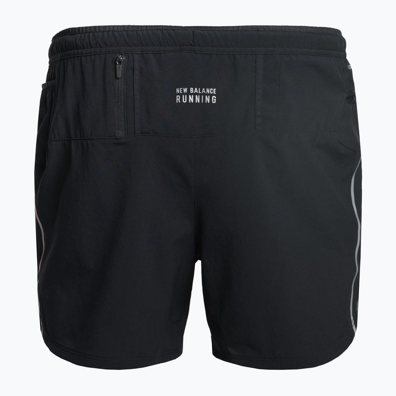 New Balance Impact Run 5" men's running shorts black MS21268BK 7