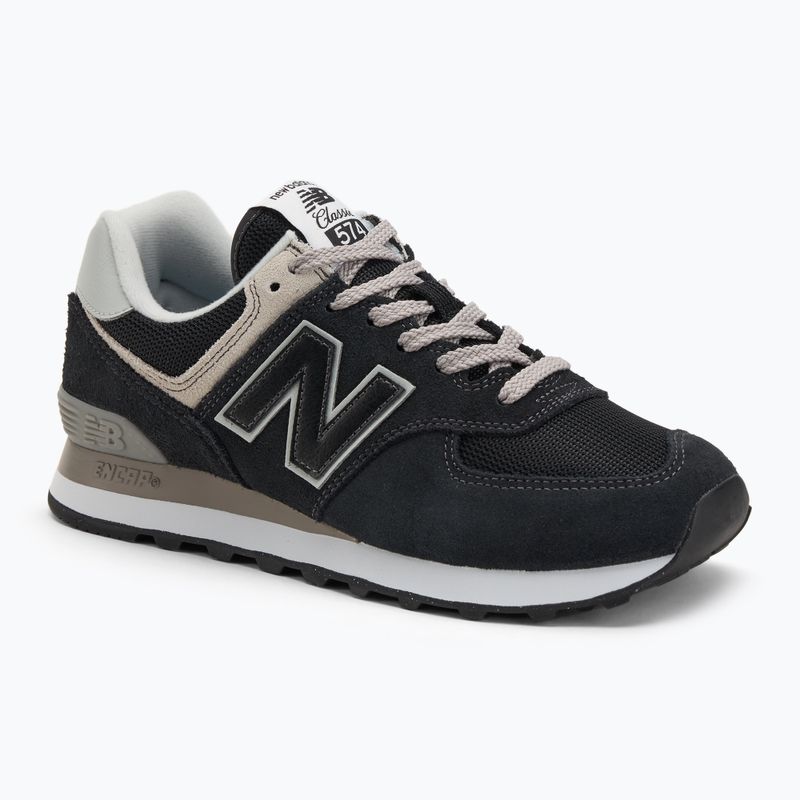 Men's New Balance 574 black shoes