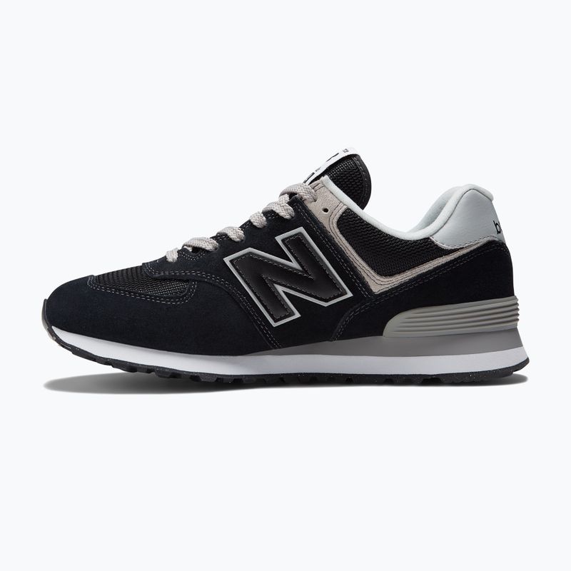 New Balance Classic 574's V3 Wide black/ grey men's shoes 9