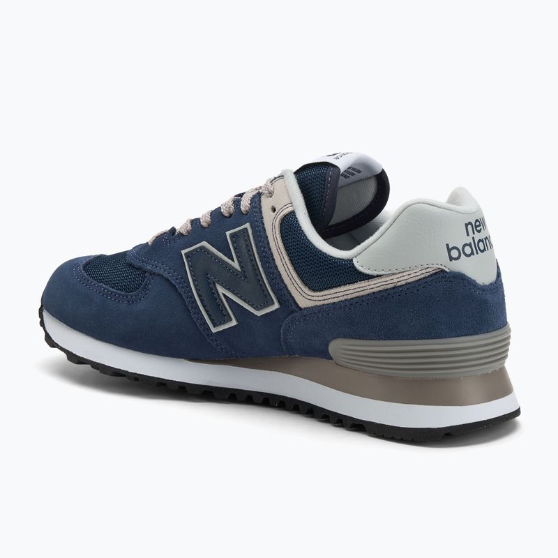 Men's New Balance 574 blue shoes 3