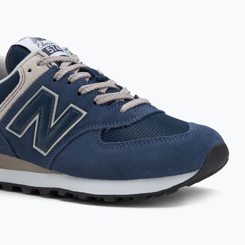 Men's New Balance 574 blue shoes 7