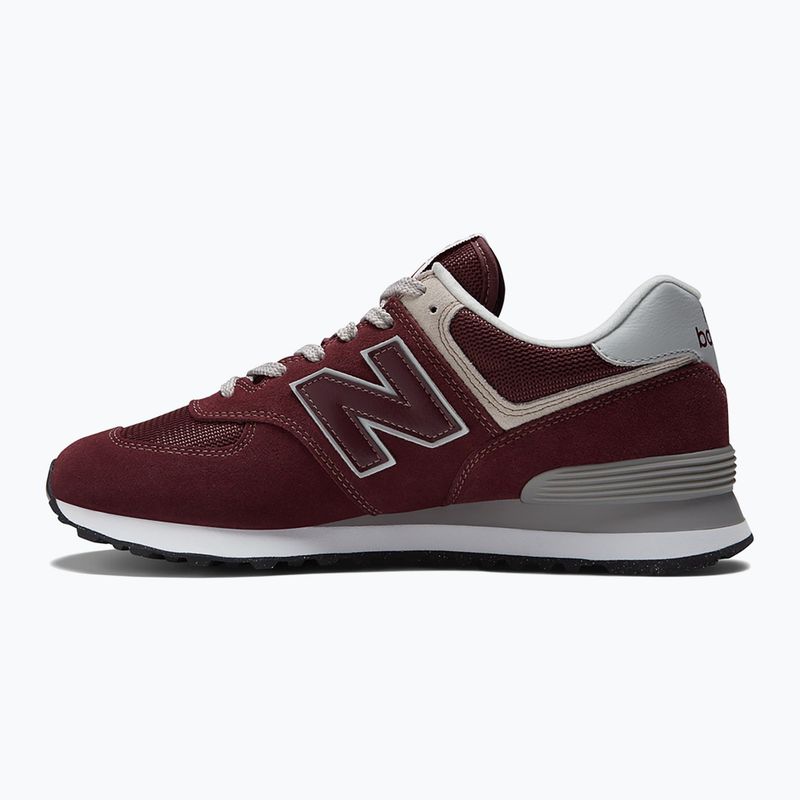 Men's New Balance 574 red shoes 3