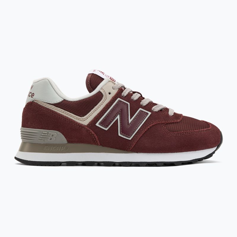 Men's New Balance 574 red shoes 2