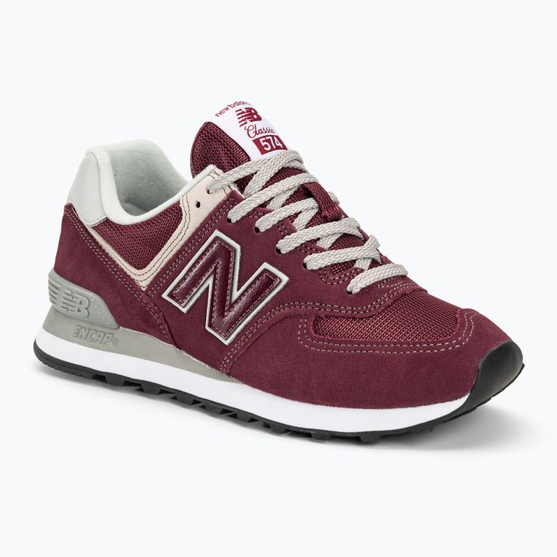 Shoes New Balance 574 burgundy