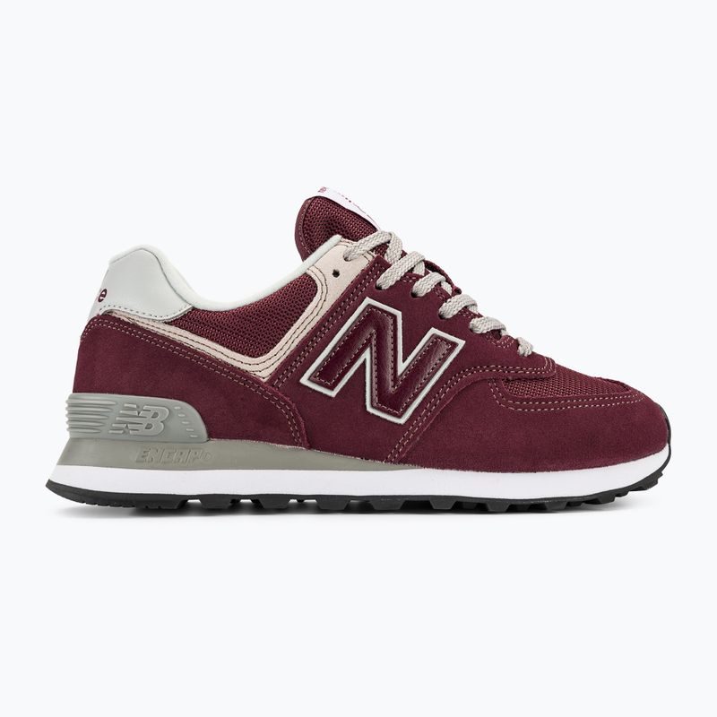 Shoes New Balance 574 burgundy 2