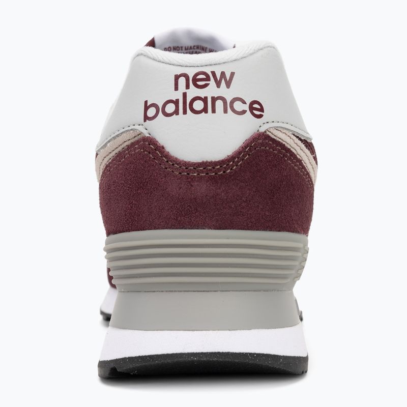 New Balance Classic 574's V3 Wide maroon men's shoes 6